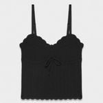 Aritzia Soloist Knit Women's Top Black Photo 7