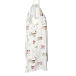 The Tiny Tassel Rainbow Row Dress Size XXL 2X Artsy 100% Cotton Flutter Sleeve Photo 2