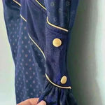 Longitude Women's Vintage 1970's  One Piece Blue Bathing Suit Union Made USA 14T Photo 4