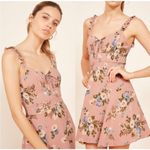 Reformation  Elyse Ilene Light Pink Floral Mini Dress Photo 7