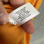 Lane Bryant  Top Womens 22/24 Orange V Neck Drop Ruffle Waist Flutter Sleeve Boho Photo 6