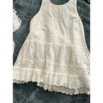 American Eagle  White Eyelet Lace Ruffle Halter Top Dress Cottagecore Fairy Photo 6