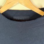 Frank & Eileen Frank‎ & Eileen Isabelle Funnel Neck Effie Capelet Dress Size Large Black Fleece Photo 7