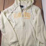 #2 Women FT Lauderdale Florida Zip Up Hoodie Stretchy Cream Yellow Size Large XL Photo 0