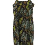 Vena Cava Y2k Vintage Sweetheart Neutral Floral Midi Dress Silk Small Blue Size 6 Photo 2