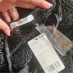 Mango  Suit Black Crochet Eyelet Dress Size 8 Photo 5