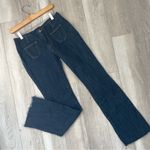 Brandy Melville Jeans low rise bootcut flare womens Blue (small) retro casual Photo 0