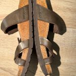 Birkenstock Mayari Mocha 38 / Size 7 Womens Brown Slip On Slides Used Photo 2