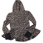 Kate Spade  cheetah hoodie long sleeve top size small Photo 6