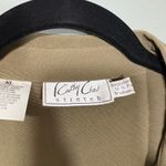 Kathy Che Women's Olive Green Military Style Studded Button Up Top Photo 3