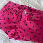 Wall Flower Hot Pink Shorts With Blue Boats  Photo 1