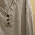 Urban Outfitters Out From Under Blaine Oversized Henley Top L/S V Neck NEW Photo 5