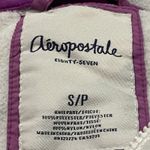 Aeropostale Full Zip Jacket Women's Small Ivory Polyester Long Sleeve F-73 Photo 1