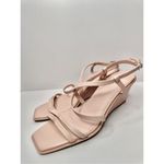 Caslon  Wedges Size‎ 7.5 Womens Sandals Pink Leather Open Toe Photo 1