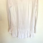 Free People Women's XS Your Girl Ruffle Tunic Dress White Boho Flowy Casual Photo 7