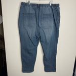 Judy Blue  High Rise Joggers Straight Fit Cargo‎ Pockets Blue Size 22W Photo 4
