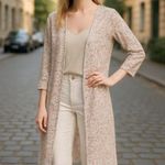 NWT  Sweaters Catherine Malandrino Floral Duster Photo 0