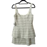 Saylor  Kamala‎ Tweed Mini Dress Spearmint Green NWT Medium Photo 2