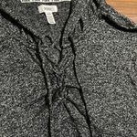 PINK - Victoria's Secret VS PINK Plush Lace Up Pullover Hoodie Size L  Photo 2