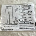 Supplies Skinny Moto Pants Womens Size 20W Olive Green High Rise Outdoor Stretch Photo 2