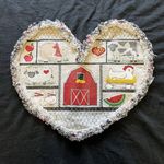 Hanes Embroidered Size XL Women Shirt 90’s Sewn Vintage Made In USA Farm Country Photo 3