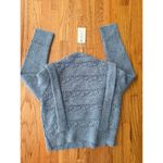 Endless Rose  Size L NWT BLUE CHUNKY WOOL KNIT DETAILED SWEATER $100 Photo 2