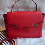 Henri Bendel  Red Leather Bag Photo 0