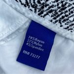 Apt. 9  Torie Printed Mid Rise Cuffed Hem Chino Shorts Black White 4‎ Photo 5