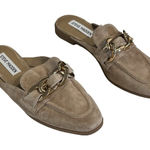 Steve Madden "Friends" Tan Suede Mules Shoes - Size 5 M Photo 0