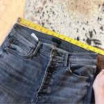 MOTHER DENIM The Stunner Ankle Fray Skinny Jeans in Friday the 13th Size 27 Black Photo 9