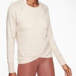 Athleta White Criss Cross Modal Sweatshirt Photo 0