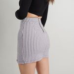 Garage  Lavender Check Plaid Print A Line Mini Skirt Pink Purple Y2K Skater Small Photo 1