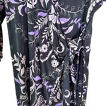 MISA Los Angeles Sylvia Floral Indigo Vines Wrap Midi Dress Size XS NWT Photo 9
