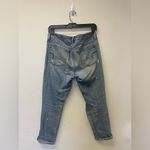 American Eagle 2000s  Ripped Distressed Medium Wash Boy Jean SZ 4 Photo 2