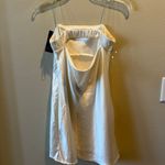 Target Strapless White Satin Dress Photo 1