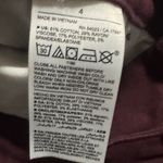 Old Navy Women's Burgundy High Rise Flare Jeans Secret Smooth Pockets Size 4 Photo 2