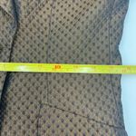 Escada Silk & Wool Blazer Brown Diamond Quilt Size 4 Photo 8