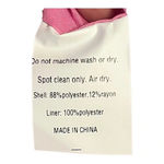 Beach Tote Sunglow Style Pink Canvas Rope Strap Glitter Patches 24" Length NWT Photo 6