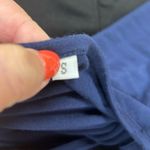 Navy blue slitted maxi dress Photo 6