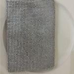 Jewel Badgley Mischka Clutch Silver with Slver lining Photo 2