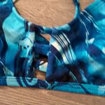Peyton & Parker Blue Tie Dye Swim Top Size XXL Photo 3