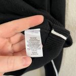 Chelsea28  Black V-Neck Sweater With White Stripes Size S  cashmere blend Photo 8