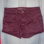 American Eagle  Hi-Rise Shorts Maroon Photo 0
