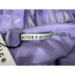 Alice + Olivia  Lilac Pleated Halter Maxi Dress Formal Evening Gown Size 10 Photo 10