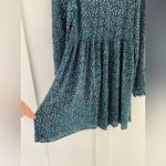 Bohme Leopard Animal Print Puff Sleeve Smocked Sweetheart Mini Dress Size M Photo 5