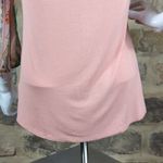 Les Amis Top Woman's Size Small Pink Raglan Sheer‎ Sleeves Boho Print 3/4 Sleeve Photo 7
