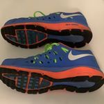 Nike Dual Fusion Run 2 Distinct Blue Flash Lime Shoe Womens 6 Sneaker. Preloved Photo 5