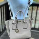 Michael Kors Light Pink Leather Women’s Satchel Purse Photo 9