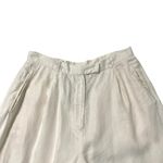 Ralph Lauren Lauren  100% Linen Straight Leg Trouser Pants White Women's size 10 Photo 2