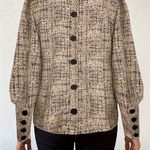 Boutique Button Back Blouse Office Long Sleeve Business Dressy Corporate Outfits (8/10) Photo 1